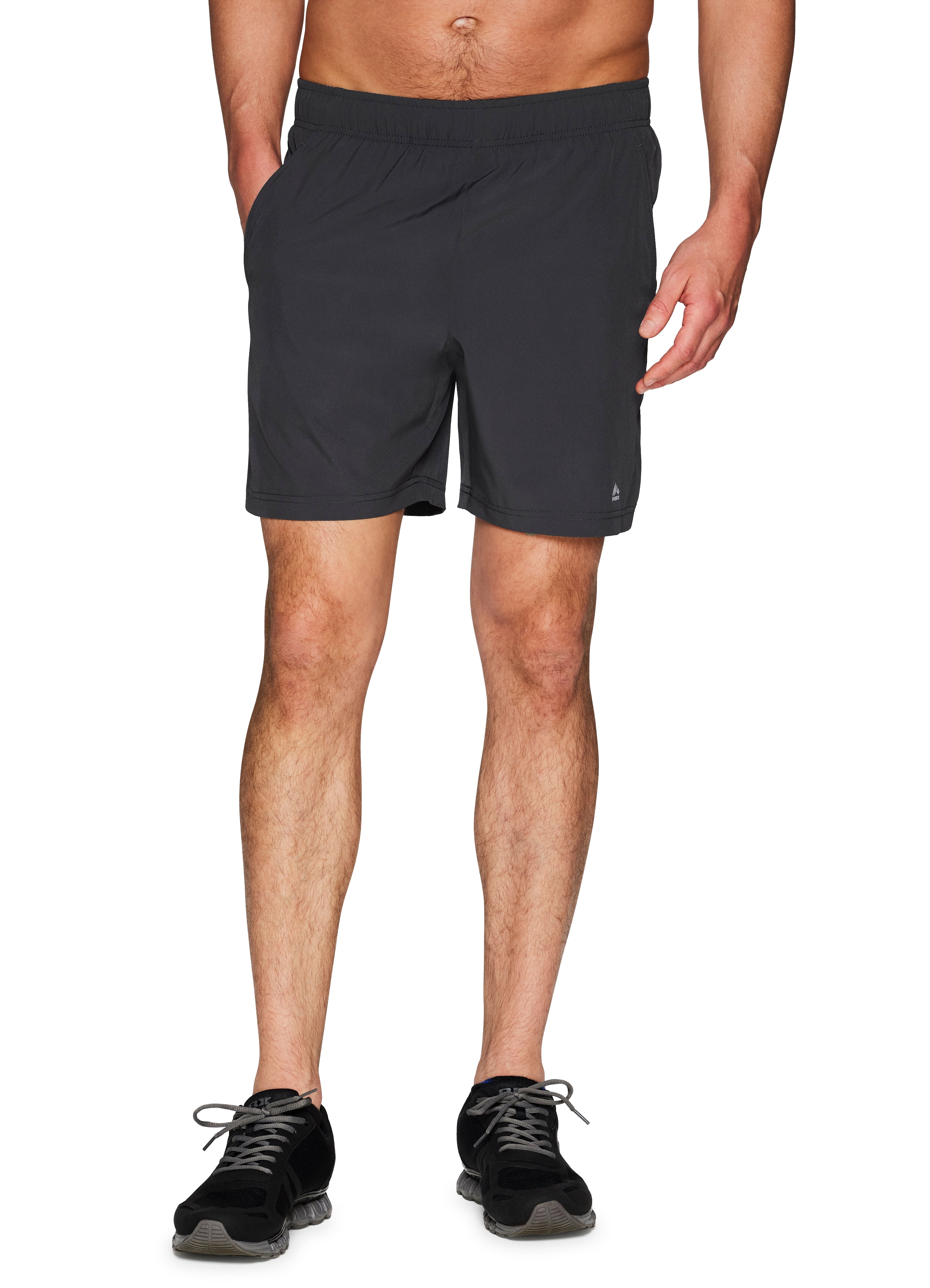 RBX Active Men's 7Inch Mesh Detail Quick Dry Woven Basketball Gym