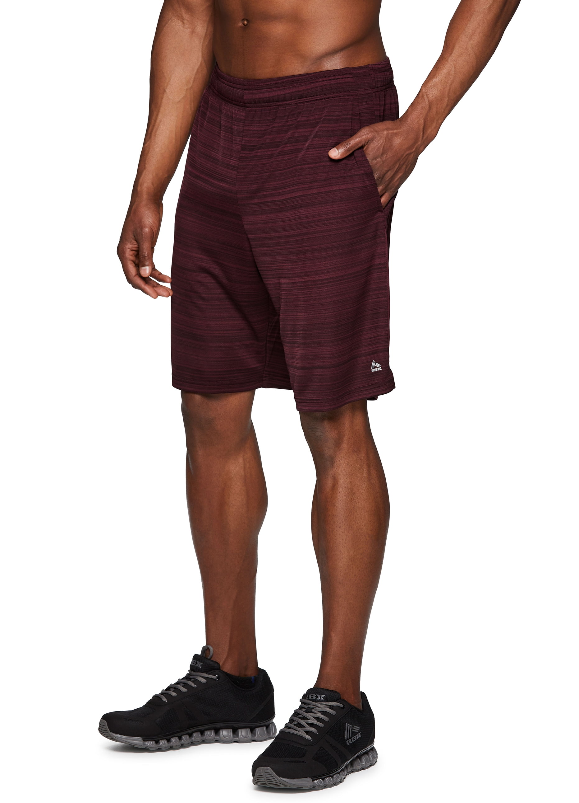 RBX Active Men's 9" Textured Mesh Running Gym Short