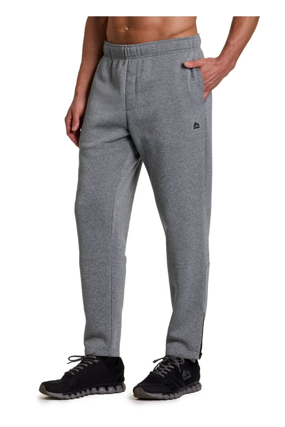 Active Men's Ankle Zipper Fleece Sweatpants