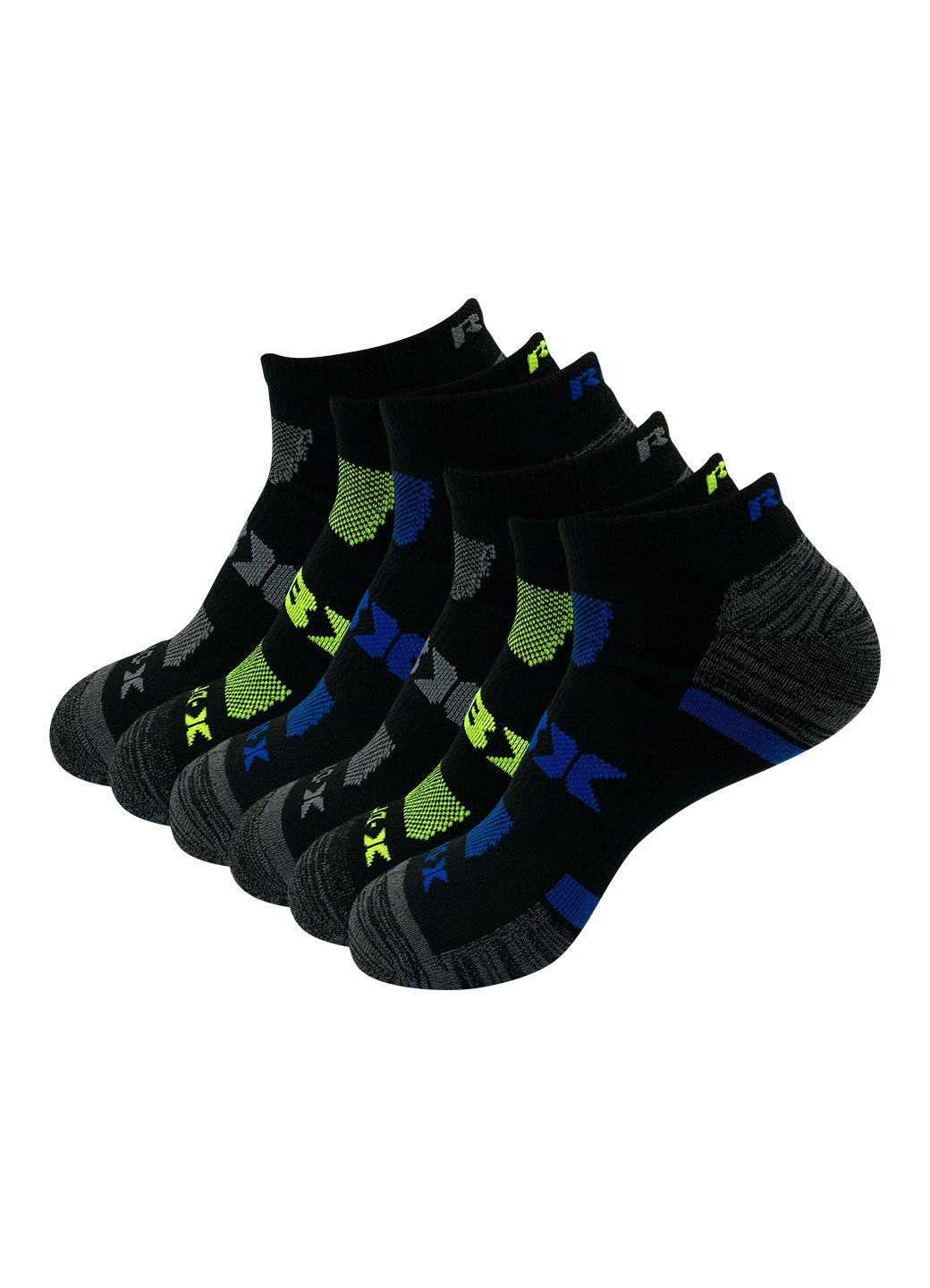 RBX Active Men's Athletic Everyday Low Cut Socks 6Pack