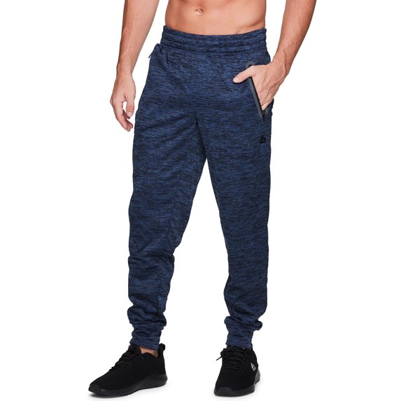 RBX Active Men's Athletic Fleece Lined Tapered Jogger Sweatpant with Pocket