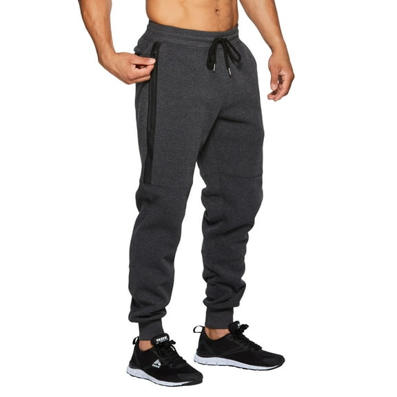 RBX Active Men's Athletic Fleece Lined Tapered Jogger Sweatpant with Pocket