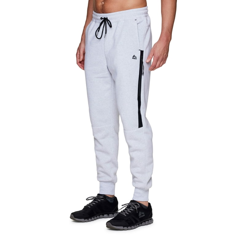 RBX Active Men s Breathable Fleece Jogger Sweatpants With Zipper Pocket Walmart