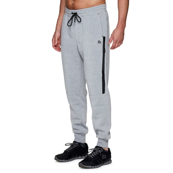 RBX Active Men's Breathable Fleece Jogger Sweatpants With Zipper Pocket