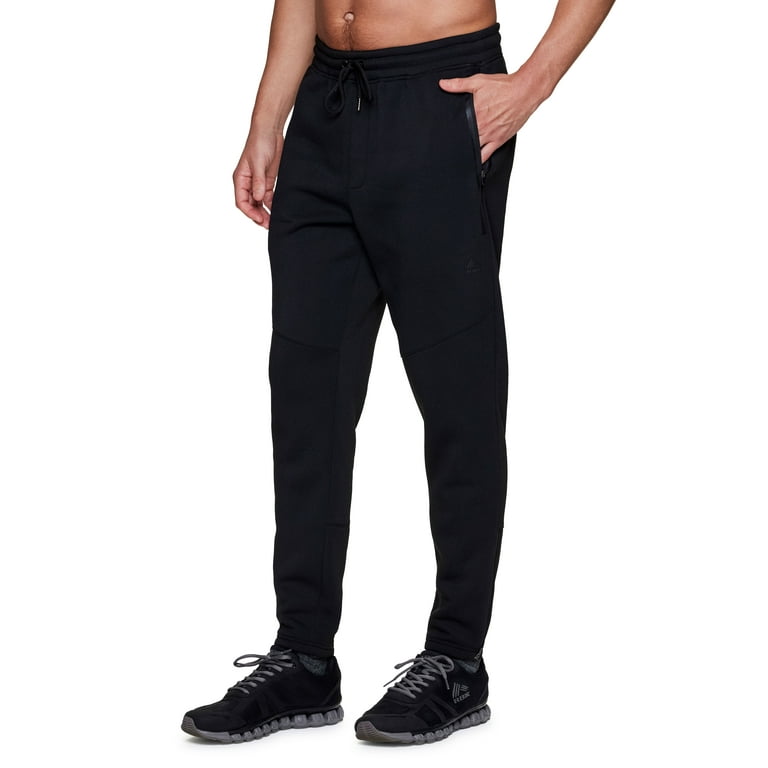 RBX Active Men's Breathable Fleece Sweatpants with Ankle Zippers 