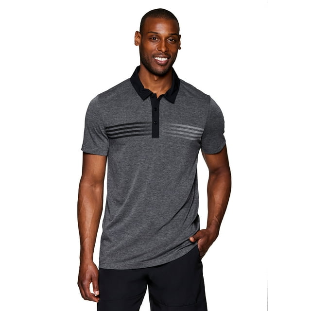 RBX Active Men's Breathable Lightweight Pique Golf Polo Shirt