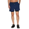 thumbnail image 1 of RBX Active Men's Breathable Perforated Woven Running Shorts With Inner Compression Liner, 1 of 5