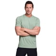 thumbnail image 1 of RBX Active Men's Crewneck Quick Drying Jacquard Short Sleeve Workout Tee, 1 of 4