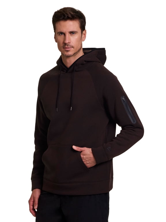 Active Men's Fleece Workout Athletic Pullover Hoodie