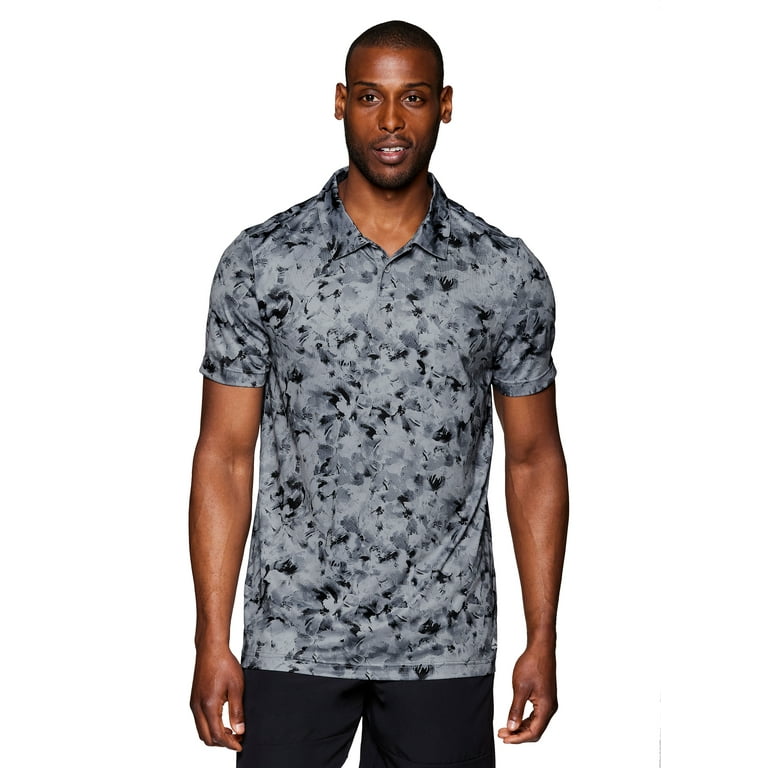Mens floral shop golf polo