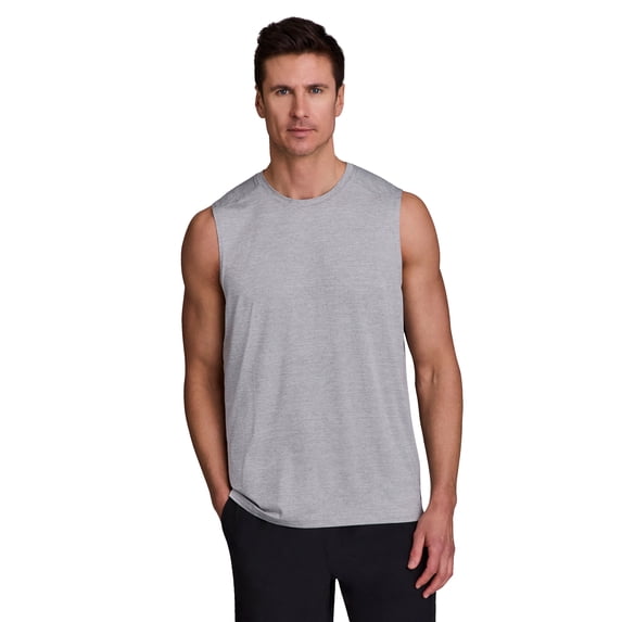 RBX Active Men's Muscle Tee Striated Quick Drying Workout Tank Top