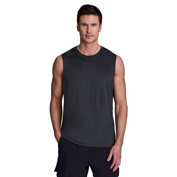 RBX Active Men's Muscle Tee Striated Quick Drying Workout Tank Top