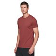 thumbnail image 1 of RBX Active Men's Quick Dry Shadow Stripe Crewneck Performance Workout Tee, 1 of 4