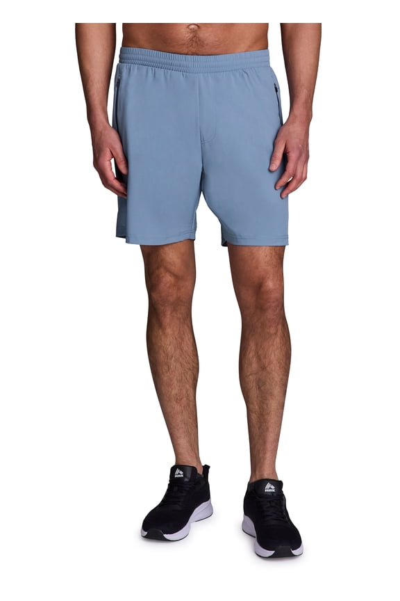 Active Men's Quick Drying 7" Everyday Workout Gym Short Hiking Shorts with Zipper Pockets