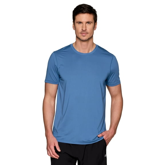 RBX Active Men's Short Sleeve Quick Drying Jacquard Mesh Running Workout T-Shirt