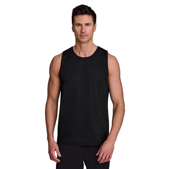 RBX Active Men's Sleeveless Workout Shirt Quick Drying Textured Gym Tank Muscle Tee