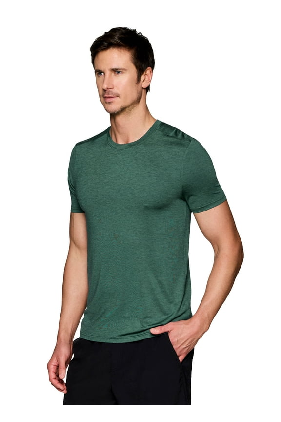 Active Men's Space Dye Quick Dry Stretch Jersey T-Shirt