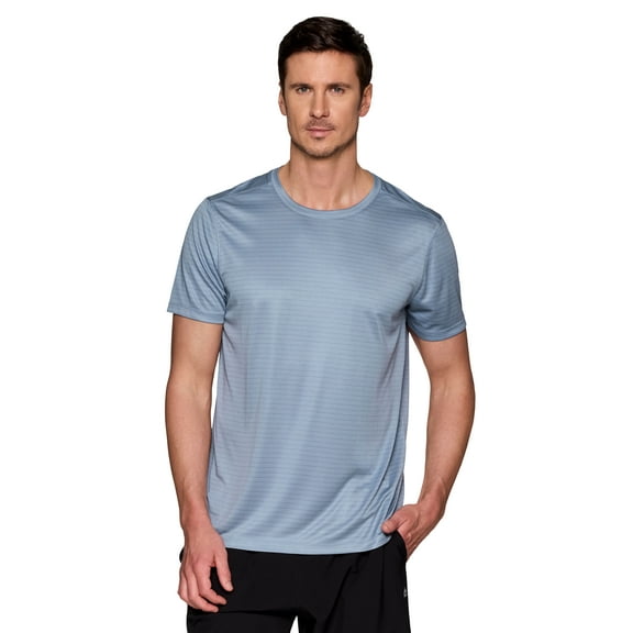 RBX Active Men's Striped Performance X-Dri T-Shirt