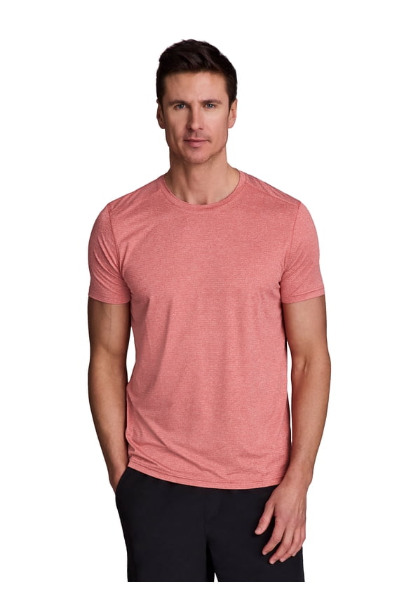 Active Men's Textured Jersey Running T-Shirt Quick Drying Short Sleeve Gym Shirt