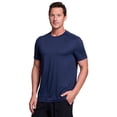thumbnail image 1 of RBX Active Men's Tonal Jacquard Grid Quick Drying Workout T-Shirt, 1 of 3