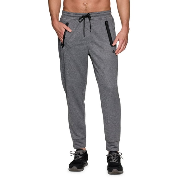 RBX Active Men's Zipper Pocket French Terry Joggers