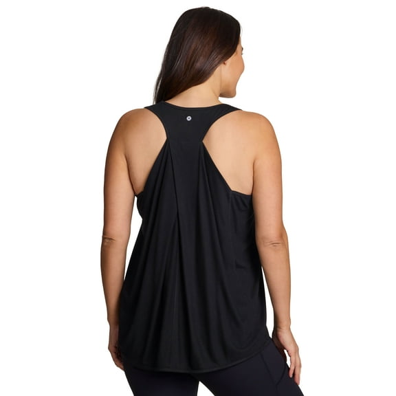 RBX Active Plus Size Women's Twist Back Soft Relaxed Tank Top Tunic
