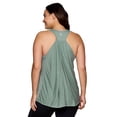 thumbnail image 1 of RBX Active Plus Size Women's Twist Back Soft Relaxed Tank Top Tunic, 1 of 5