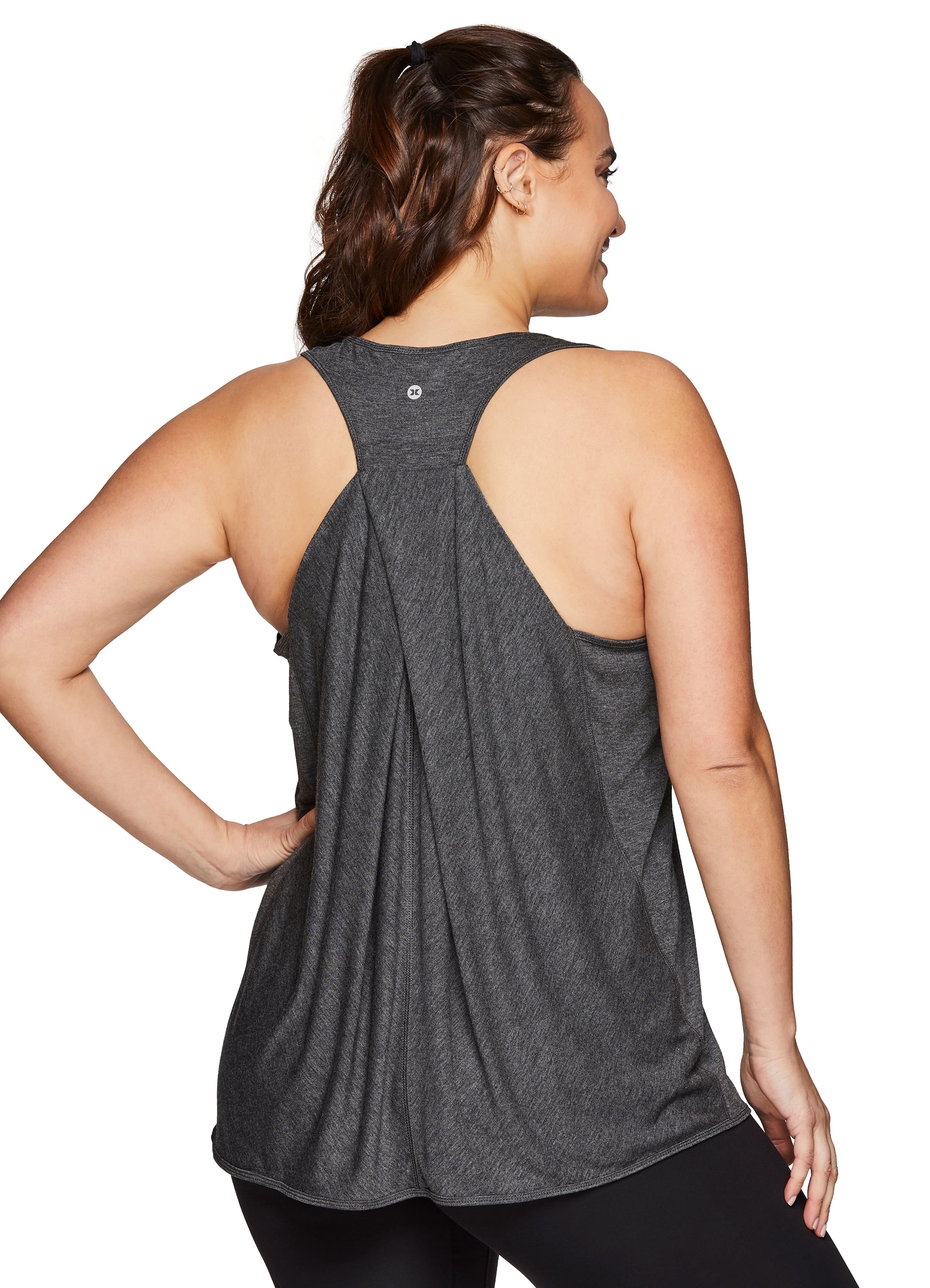 RBX Active Plus Size Women's Twist Back Soft Relaxed Tank Top