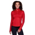 thumbnail image 1 of RBX Active Women's 1/2 Zip Fleece Lined Running Top, 1 of 4