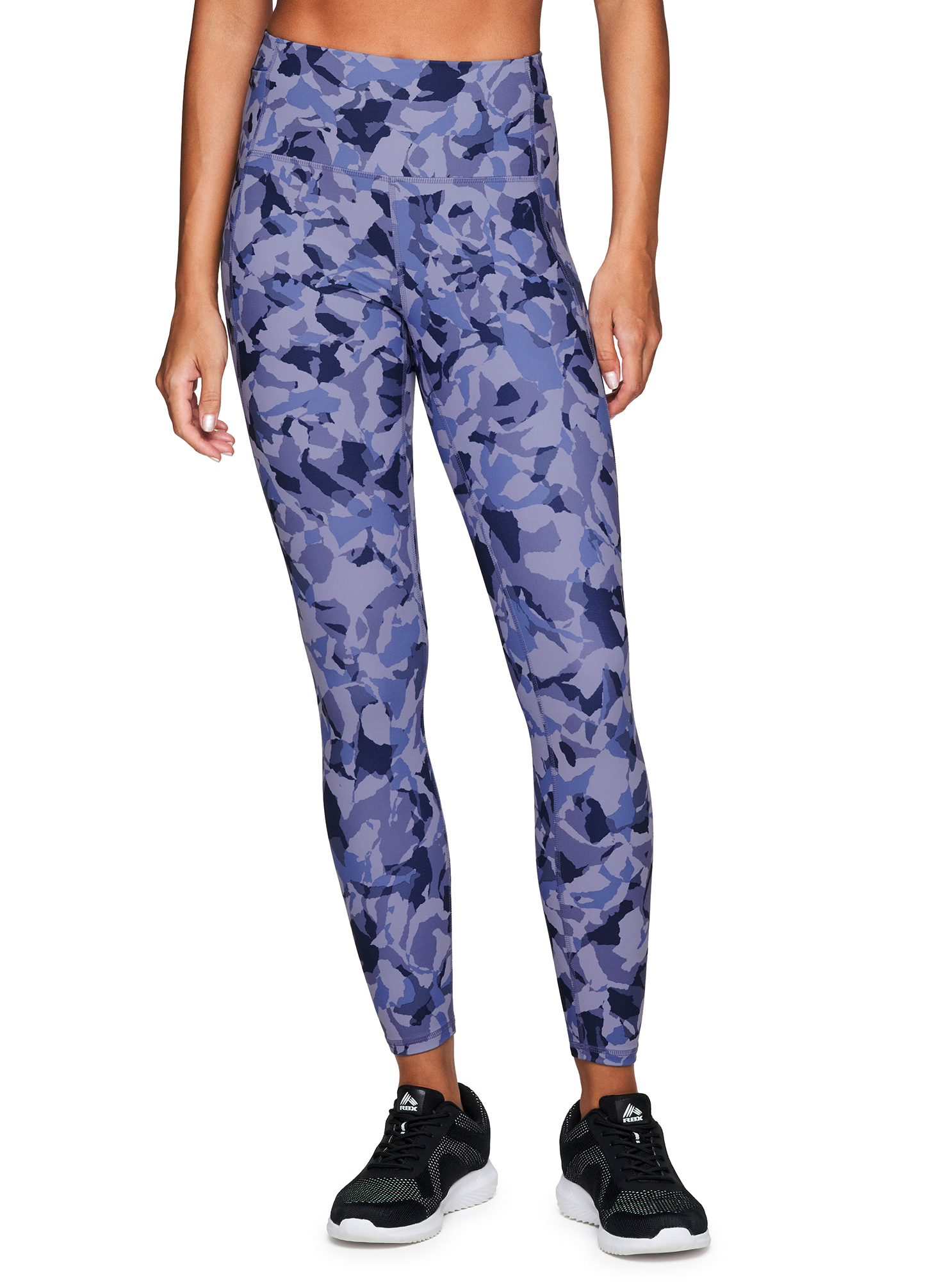 RBX Active Women's Abstract Geo Soft Squat Proof Yoga Legging With