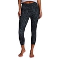 thumbnail image 1 of RBX Active Women's Blurred Effect Squat Proof Ultra Hold Capri Legging with Pockets, 1 of 4