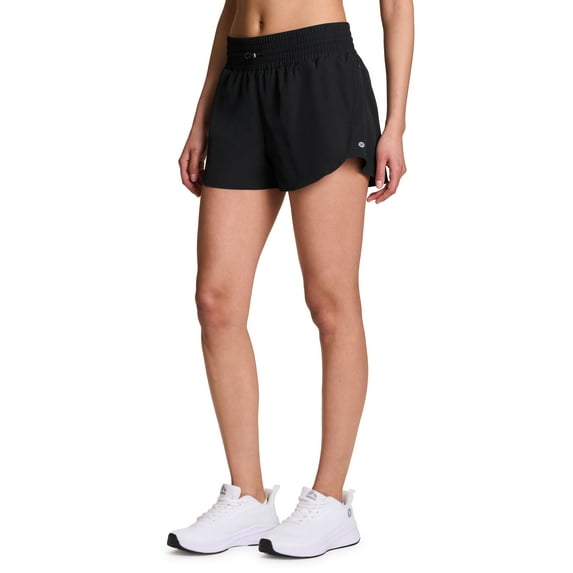 RBX Active Women's Bungee Waist Lined Running Shorts with Inner Brief