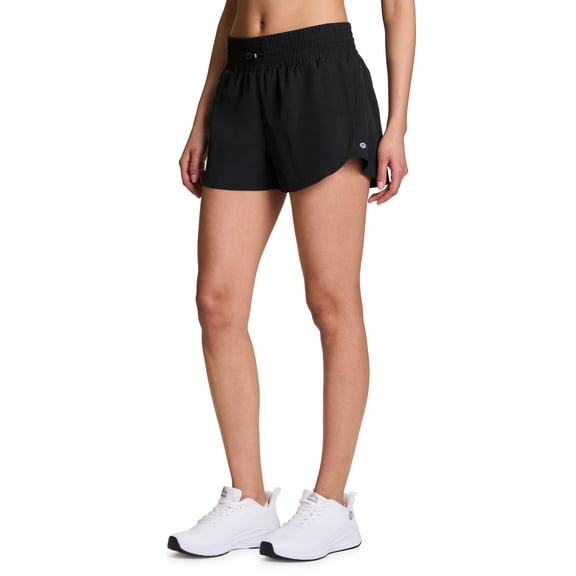 RBX Active Women's Bungee Waist Lined Running Shorts with Inner Brief