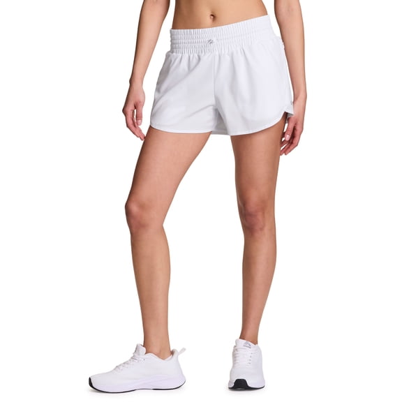 RBX Active Women's Bungee Waist Lined Running Shorts with Inner Brief