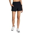thumbnail image 1 of RBX Active Women's Buttery Soft Clean Waisted Stretch Jersey Everyday Workout Lounge Short with Pockets, 1 of 4