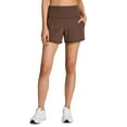thumbnail image 1 of RBX Active Women's Buttery Soft Clean Waisted Stretch Jersey Everyday Workout Lounge Short with Pockets, 1 of 4