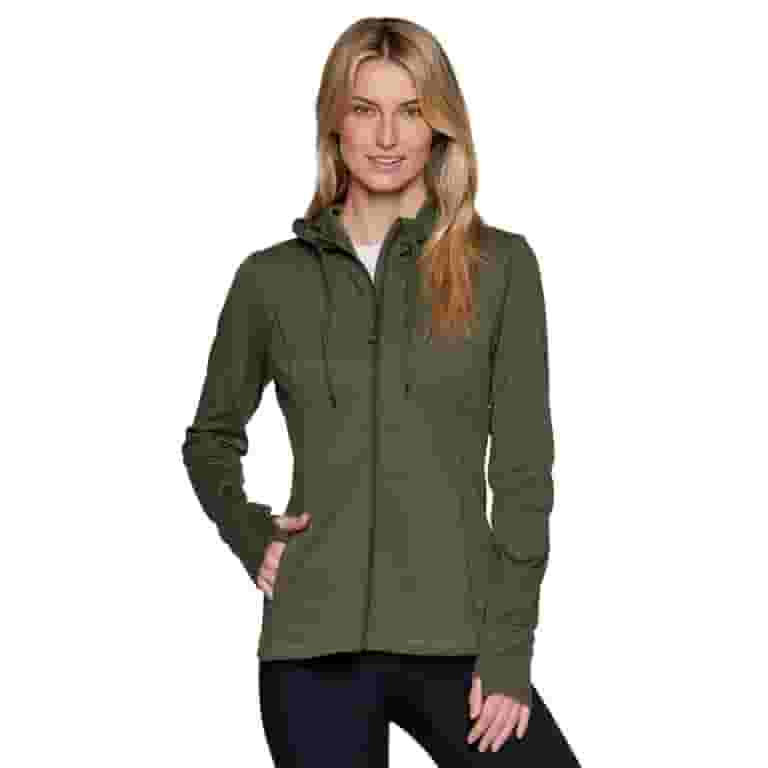 RBX Active Women's Buttery Soft Hoodie Running Jacket With Pockets