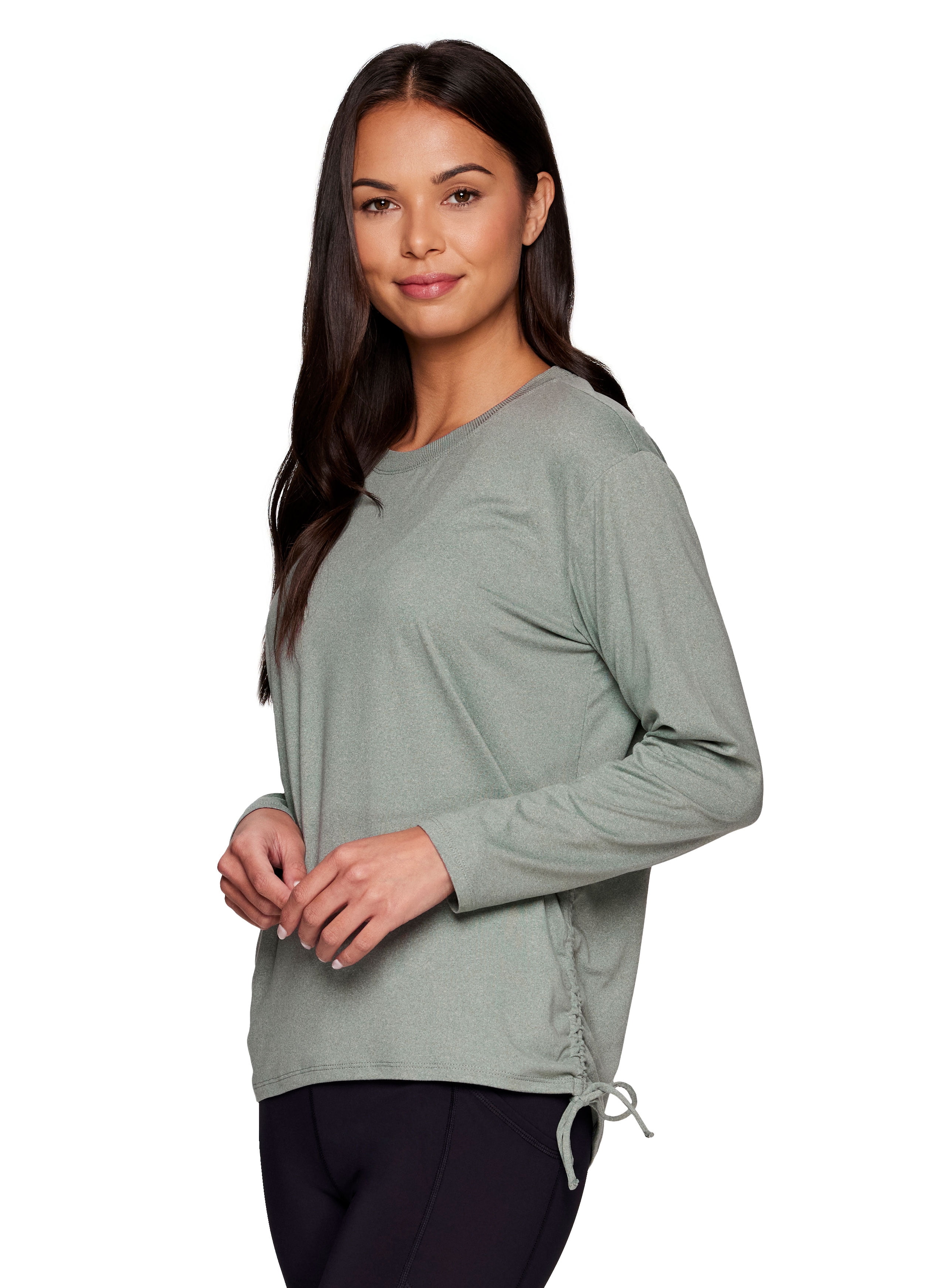 Solid Long Sleeve Top and Joggers Set with Self Tie Aloe Pack of