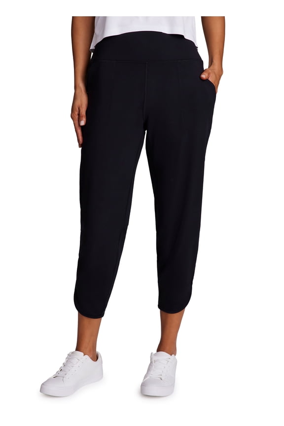 Active Women's Buttery Soft Weekend Pant, Clean Waisted Lightweight Loungewear Ankle Jogger with Pockets