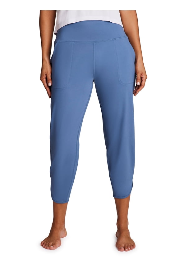 Active Women's Buttery Soft Weekend Pant, Clean Waisted Lightweight Loungewear Ankle Jogger with Pockets
