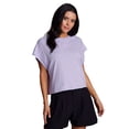 thumbnail image 1 of RBX Active Women's Cotton Blend Keyhole Back Fashion Workout Yoga Top, 1 of 5