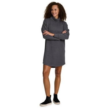 RBX Active Women's Cowl Neck Sweater Long Sleeve Tunic Sweatshirt Dress