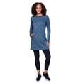 thumbnail image 1 of RBX Active Women's Crewneck Fleece Sweatshirt Dress Tunic with Pockets, 1 of 4
