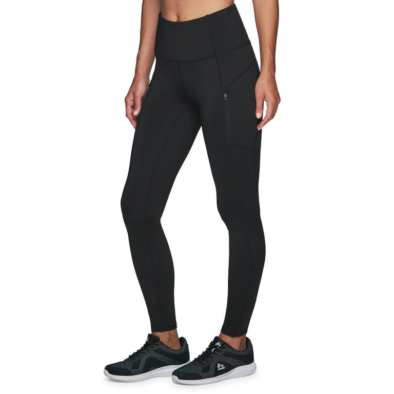 RBX Active Women's Ultra Soft Solid Workout Running Yoga Leggings with  Pockets