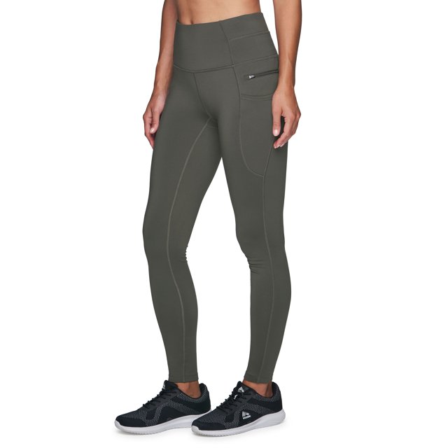RBX Active Women's Full Length High Waist Fleece Lined Leggings with