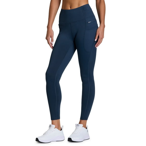 RBX Active Women's Full Length High Waist Fleece Lined Leggings with Pockets