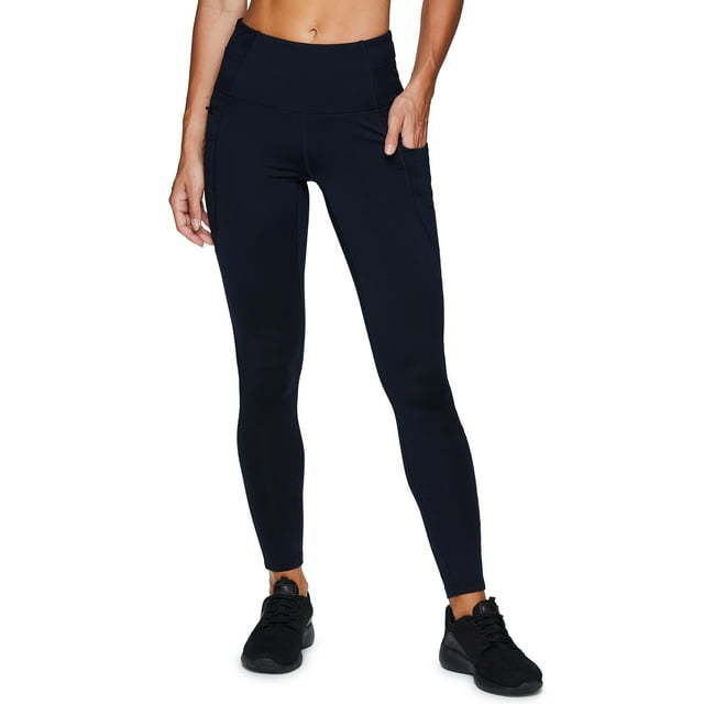 RBX Active Women's Full Length High Waist Fleece Lined Leggings with