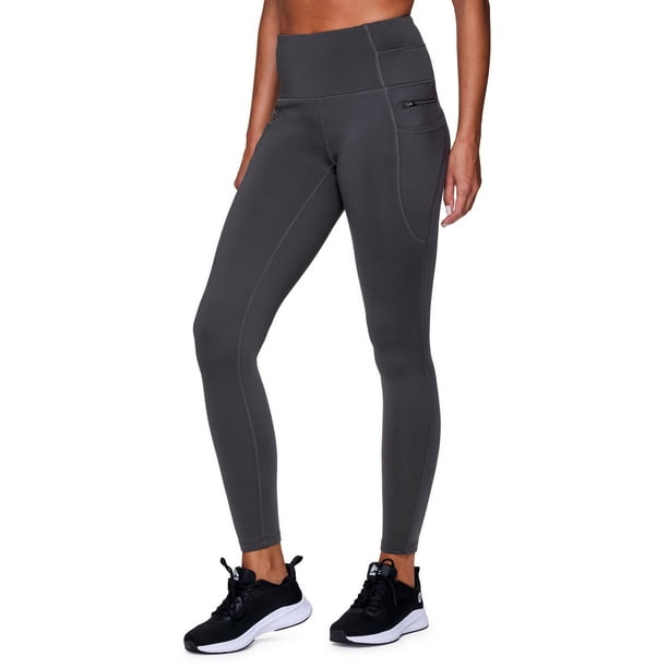 RBX Active Women's Full Length High Waist Fleece Lined Leggings with