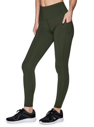 RBX Active Women's Full Length High Waist Fleece Lined Leggings with Pockets