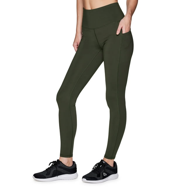 RBX Active Women's Full Length Squat Proof Fleece Lined Leggings with ...